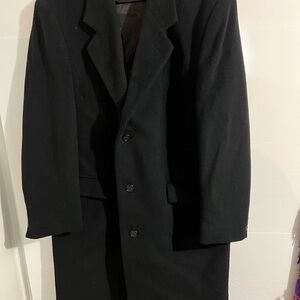 Men’s Wool Black Top Coat